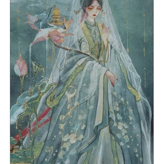 Ancient style beauty 14CT 16CT Printed Canvas Cross Stitch DIY Set Chinese Pattern Kit Home Needlework Embroidery150 Colors